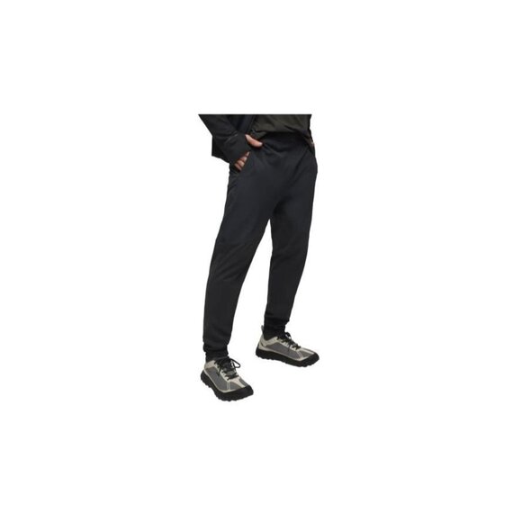 PrAna Ice Flow Hybrid Pant Black Mens XL/30 Slim Elastic Waist Wicking Hybrid - Picture 1 of 4